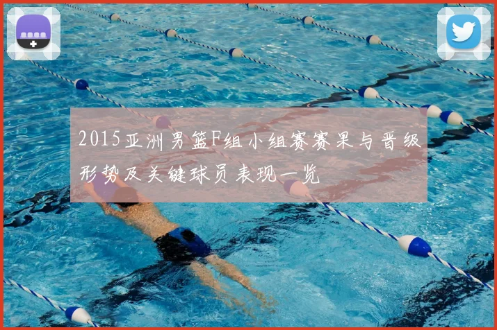 2015亚洲男篮F组小组赛赛果与晋级形势及关键球员表现一览
